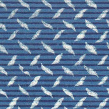Blue Geometric Stripes Italian Paper ~ Tassotti